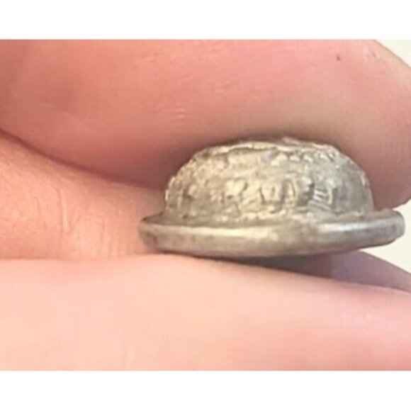 Vintage Silver Tone Button Uniform Rank Knights Of Pythias - Picture 4 of 5